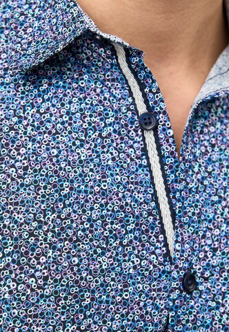 INDICODE JEANS Regular fit Button Up Shirt in Blue