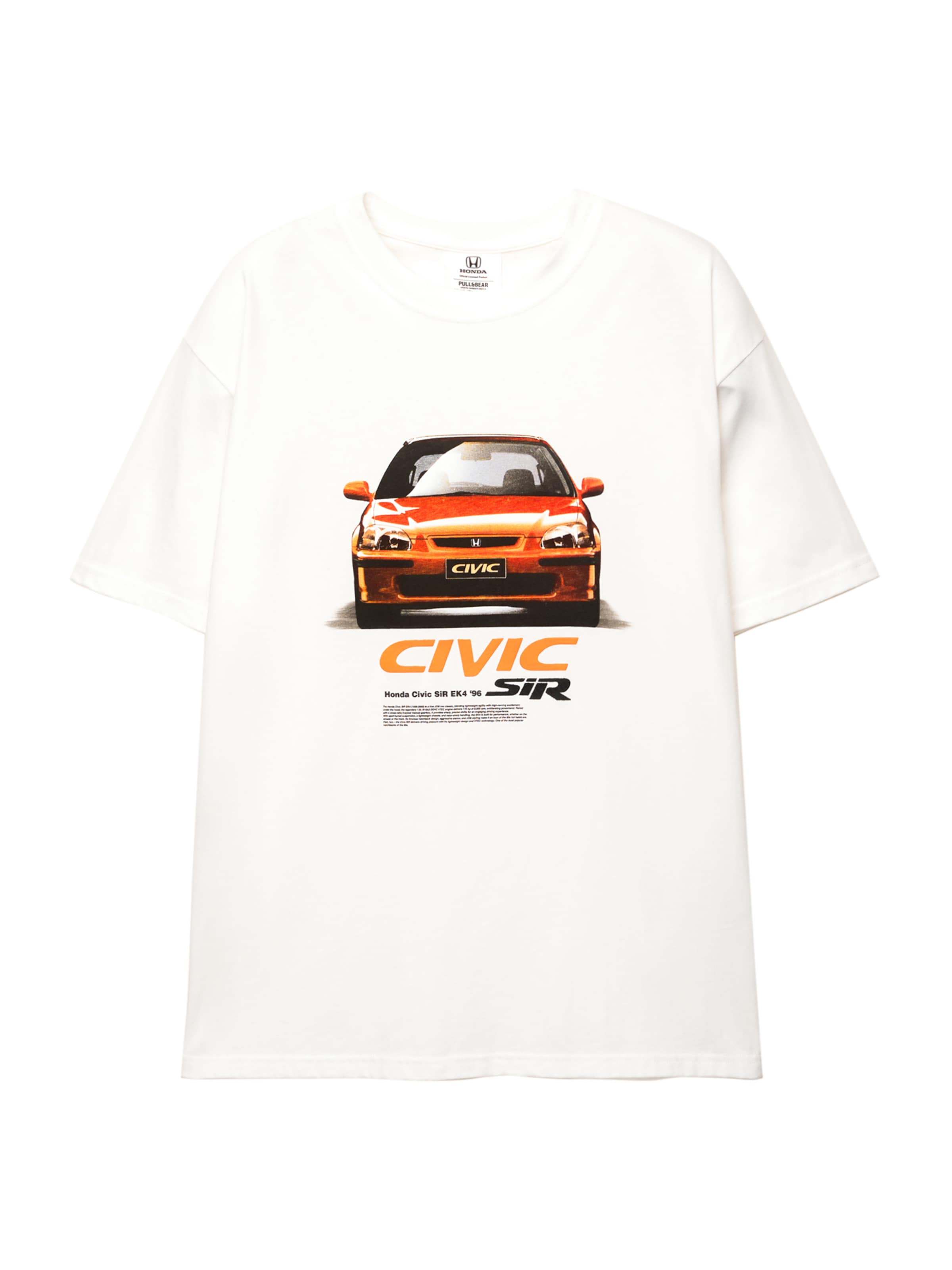 Pull&Bear Póló - fehér: elől