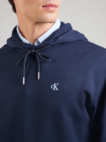 Sweat-shirt Calvin Klein Jeans en bleu