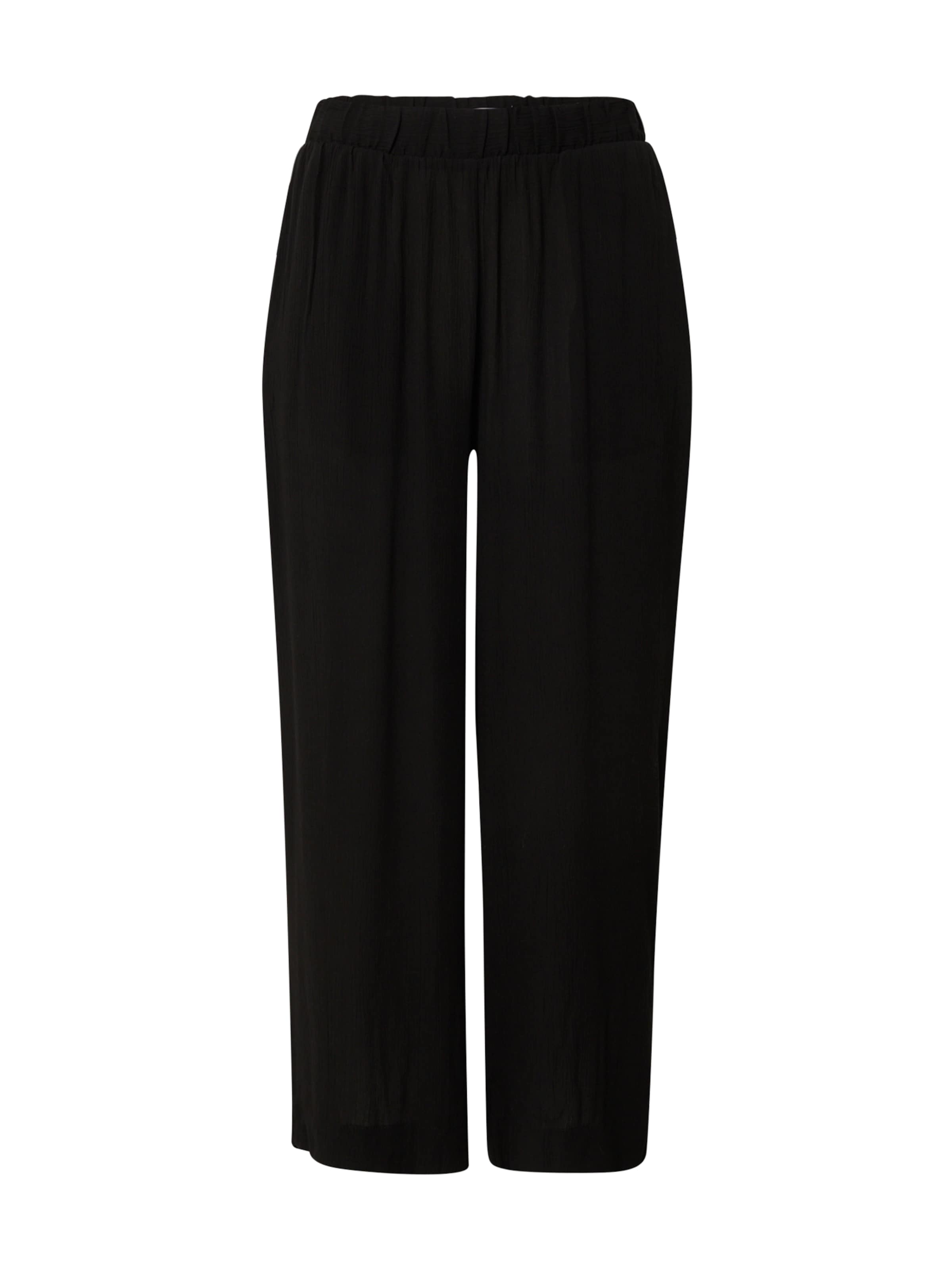 ICHI Wide leg Pants 'IHMarrakech' in Black: front