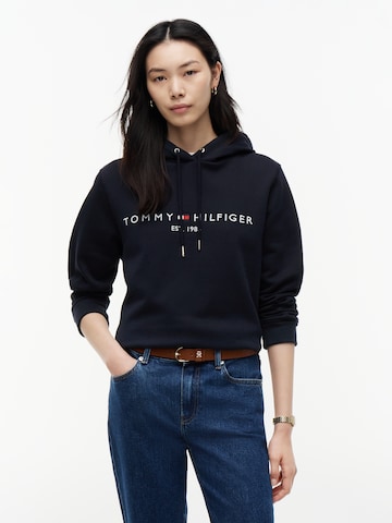 TOMMY HILFIGER Mikina - Modrá: predná strana