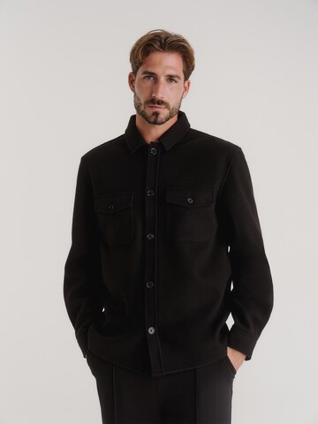 TRAPP Overshirt in Schwarz: Vorderseite