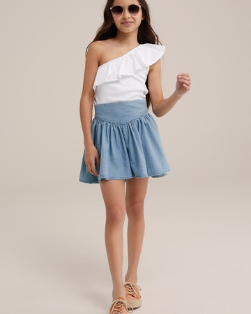 Regular Jupe WE Fashion en bleu
