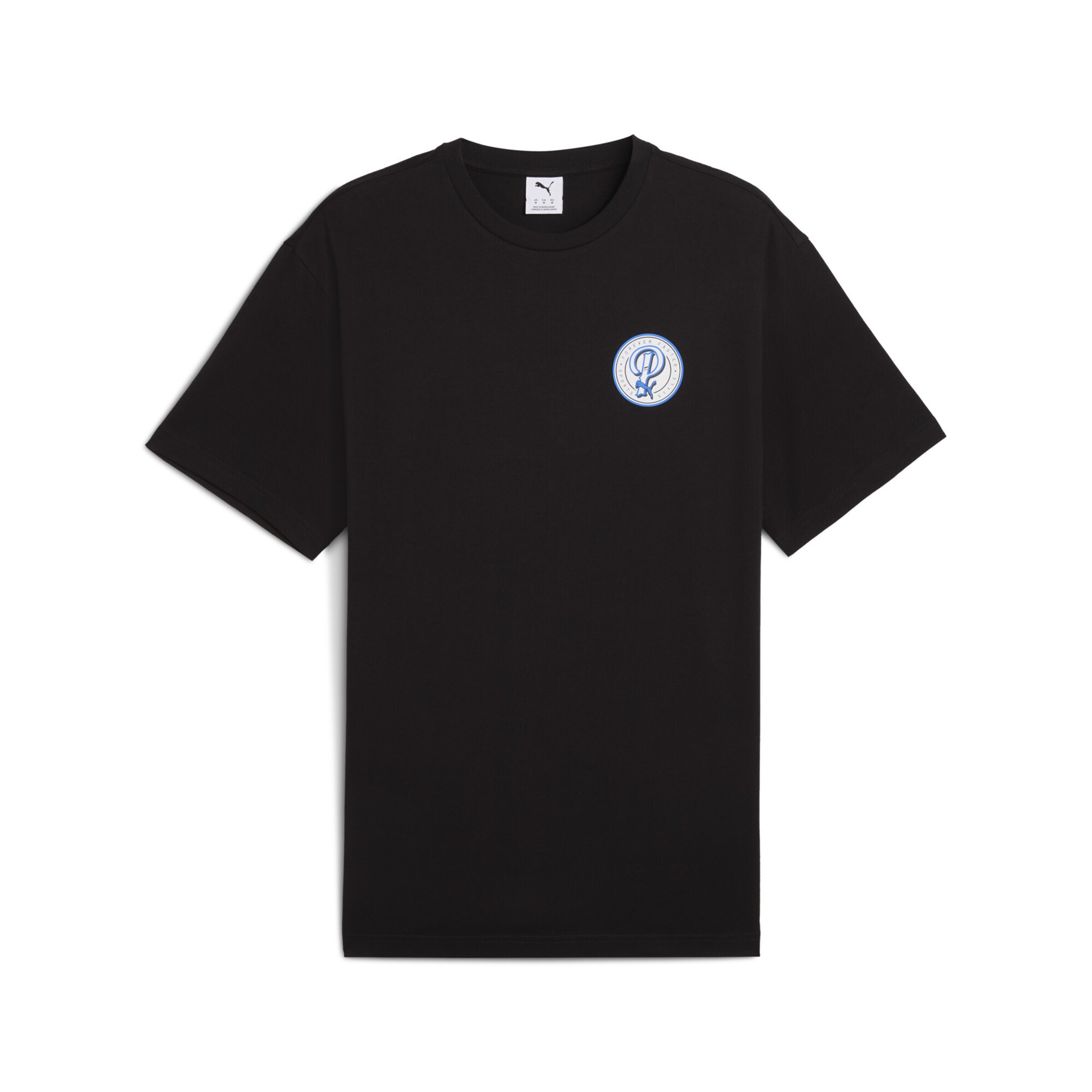 PUMA Shirt 'Wardrobe Essentials' in Black: front