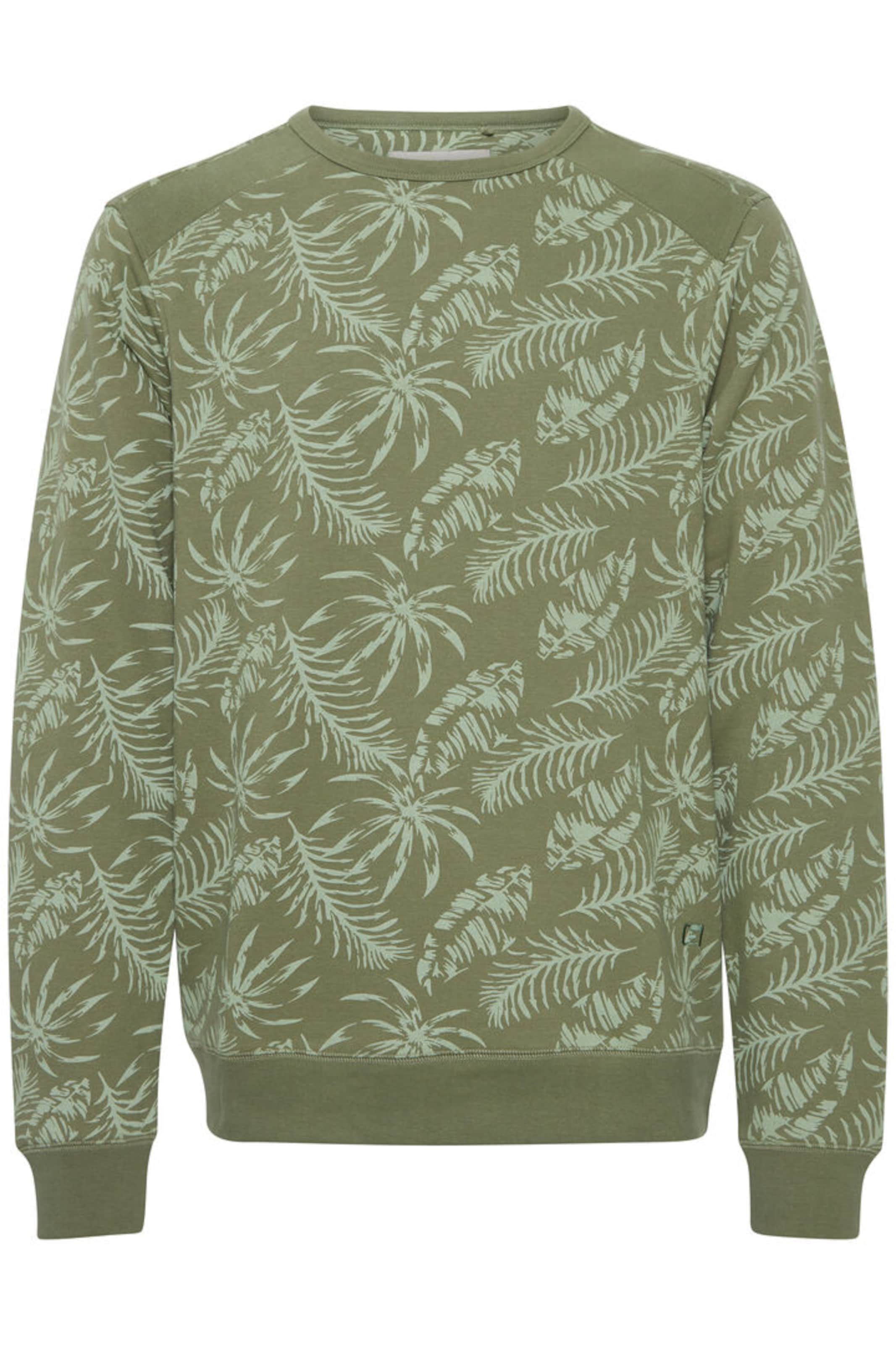 BLEND Sweatshirt in Green: front