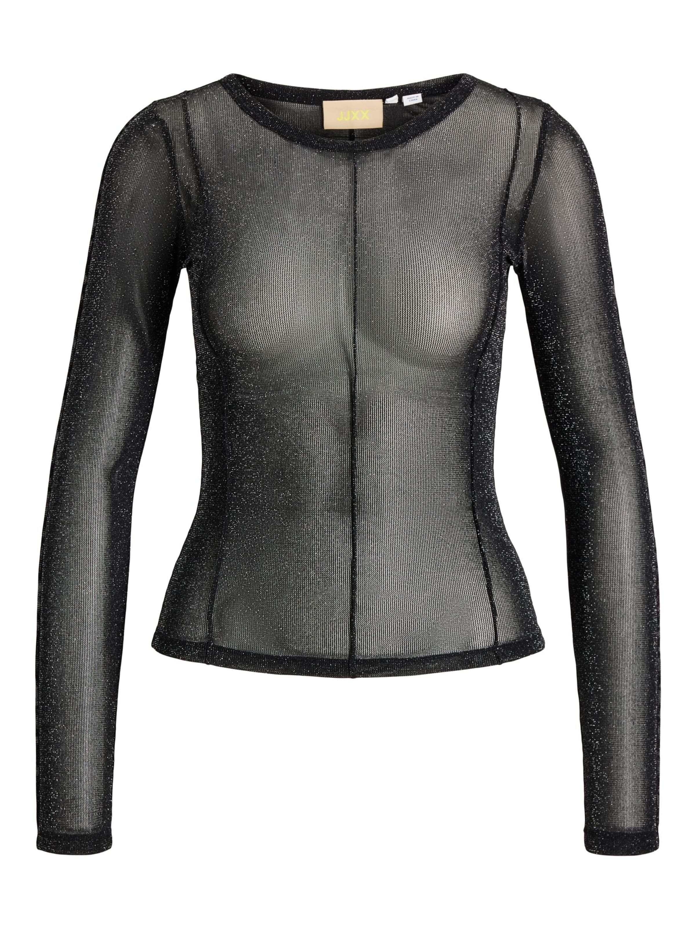 JJXX - Camiseta 'MINNA' en negro: frente