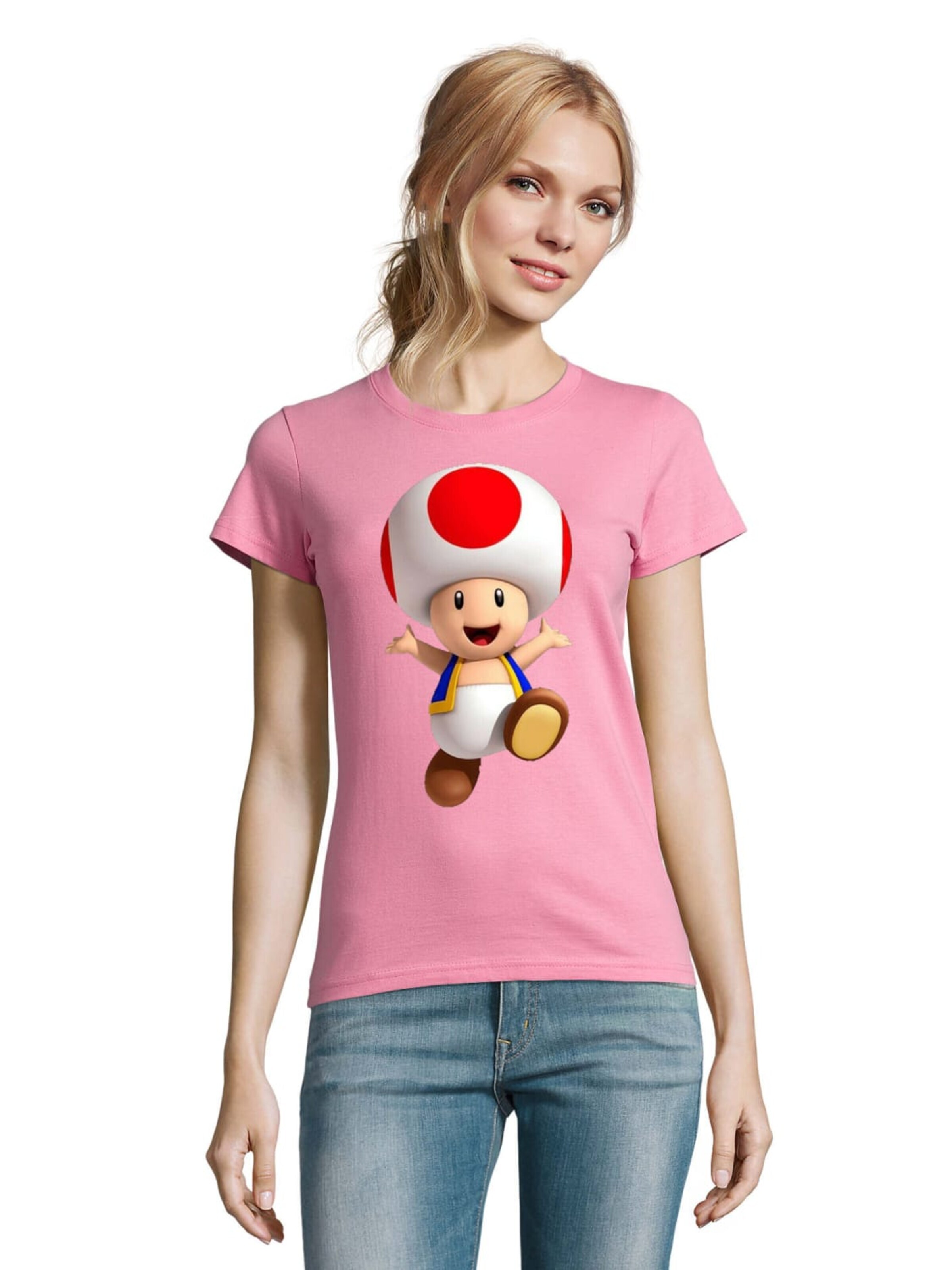 Blondie & Brownie Shirt 'Toad2'‌‌‌‌‌‌‌‌‌ in Pink: Vorderseite