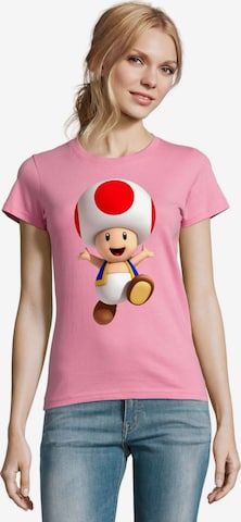Blondie & Brownie Shirt 'Toad2' in Pink: Vorderseite