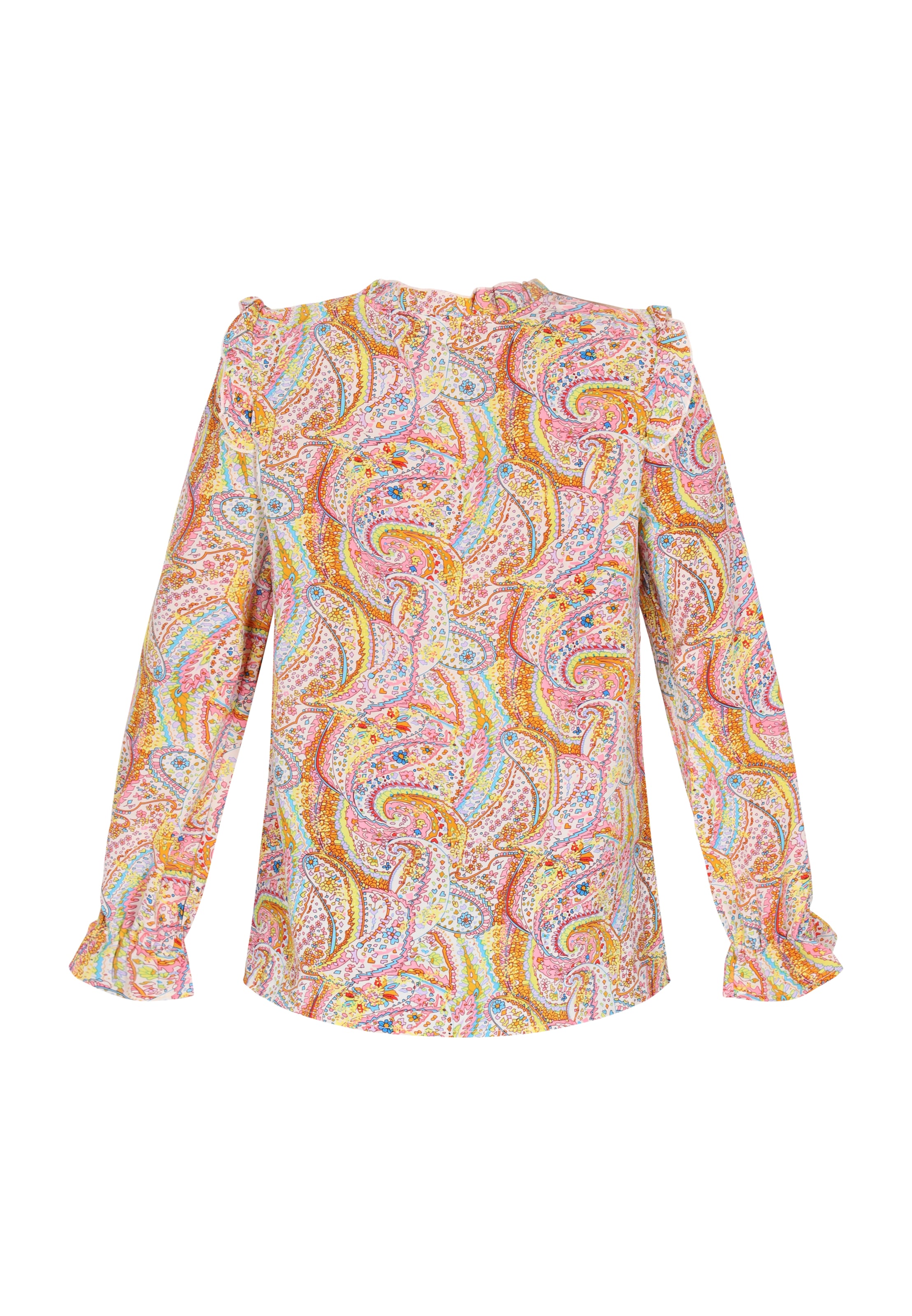 ebeeza Bluse 'Fashion Look' i gul