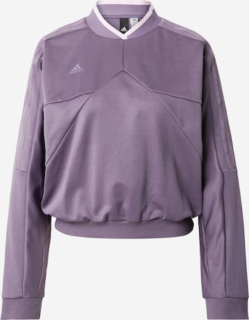 ADIDAS SPORTSWEAR - Sweatshirt de desporto 'TIRO' em roxo: frente