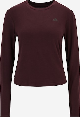 T-shirt fonctionnel 'Run Icons Made With Nature ' ADIDAS SPORTSWEAR en rouge : devant