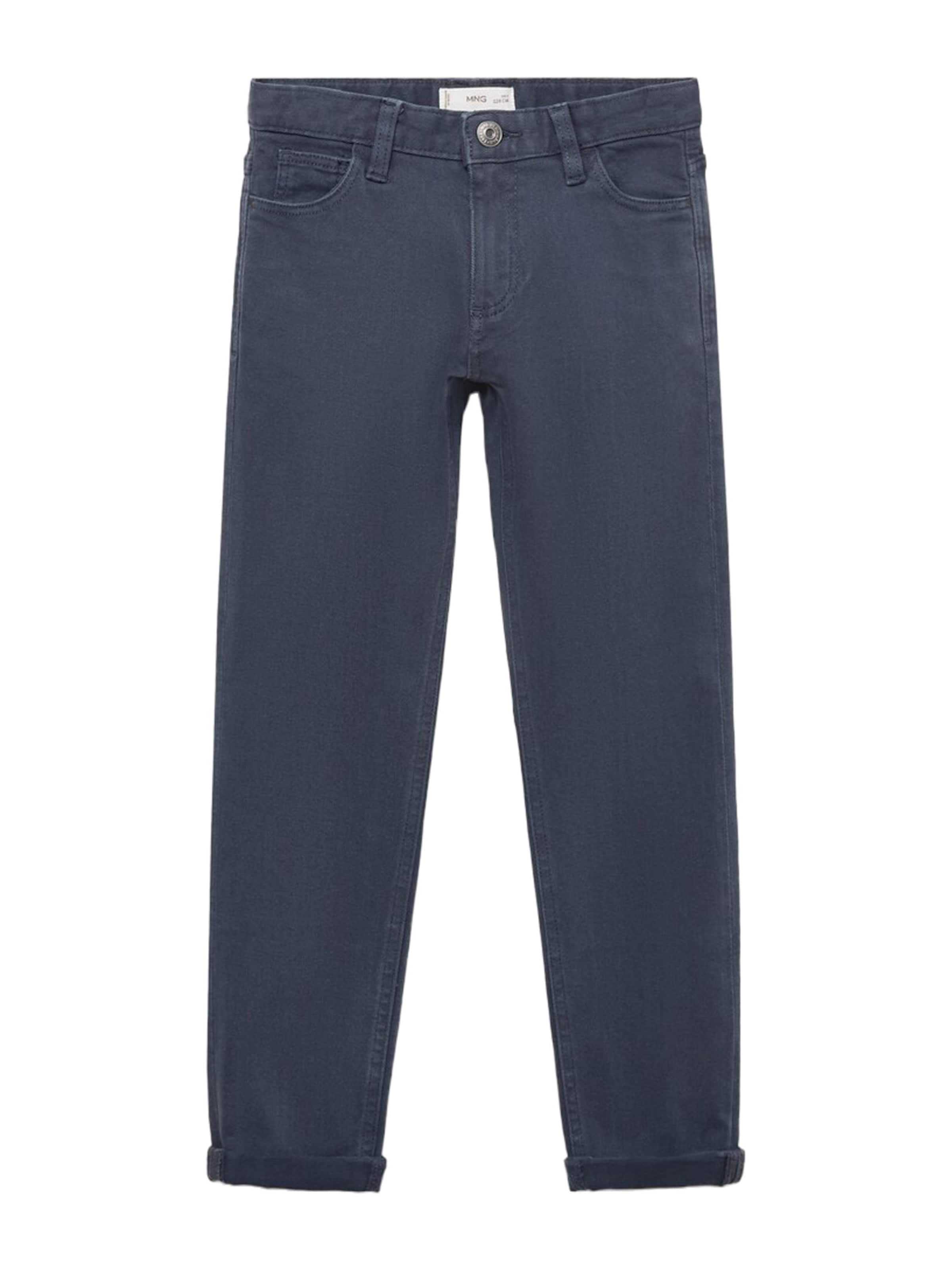 Regular Pantaloni 'PERU' de la MANGO KIDS pe albastru: față