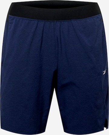 Regular Pantalon de sport 'Epic' Reebok en bleu : devant