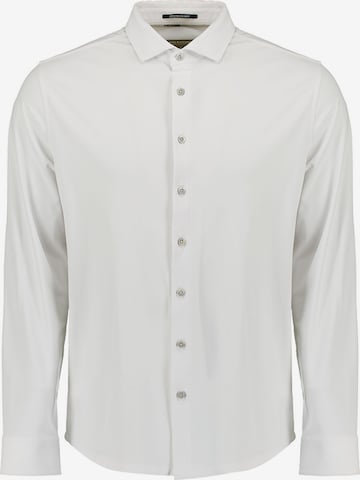 No Excess Button Up Shirt in White: front
