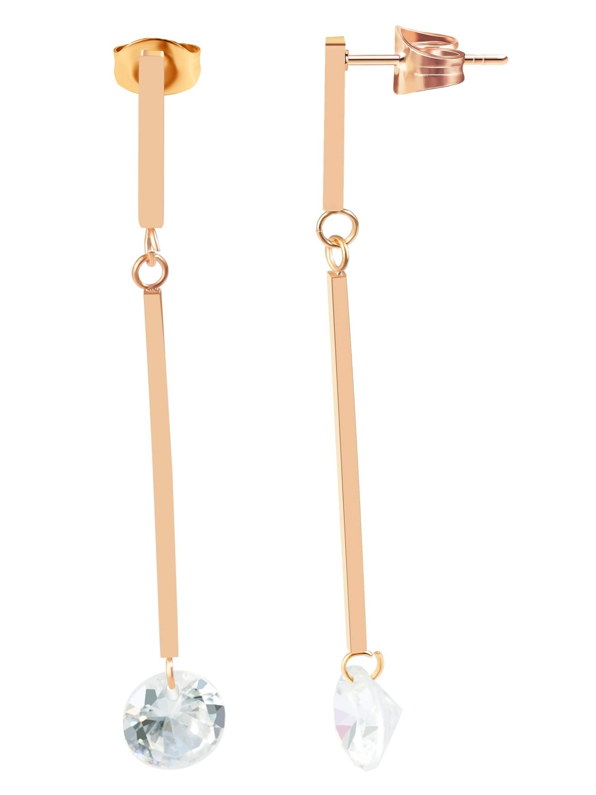 Akzent Earrings 'Ivona, langlebig' in Gold