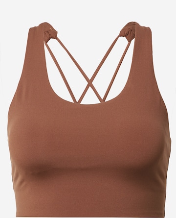 ONLY PLAY Sports Bra 'NADA' in Brown: front