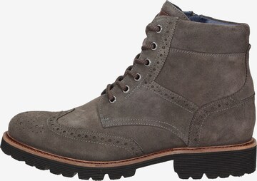 SIOUX Lace-Up Boots 'Dilip' in Brown