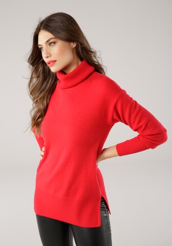 LAURA SCOTT Sweater in Red: front