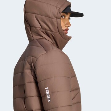 ADIDAS TERREX Outdoorjacke 'Essentials' in Braun