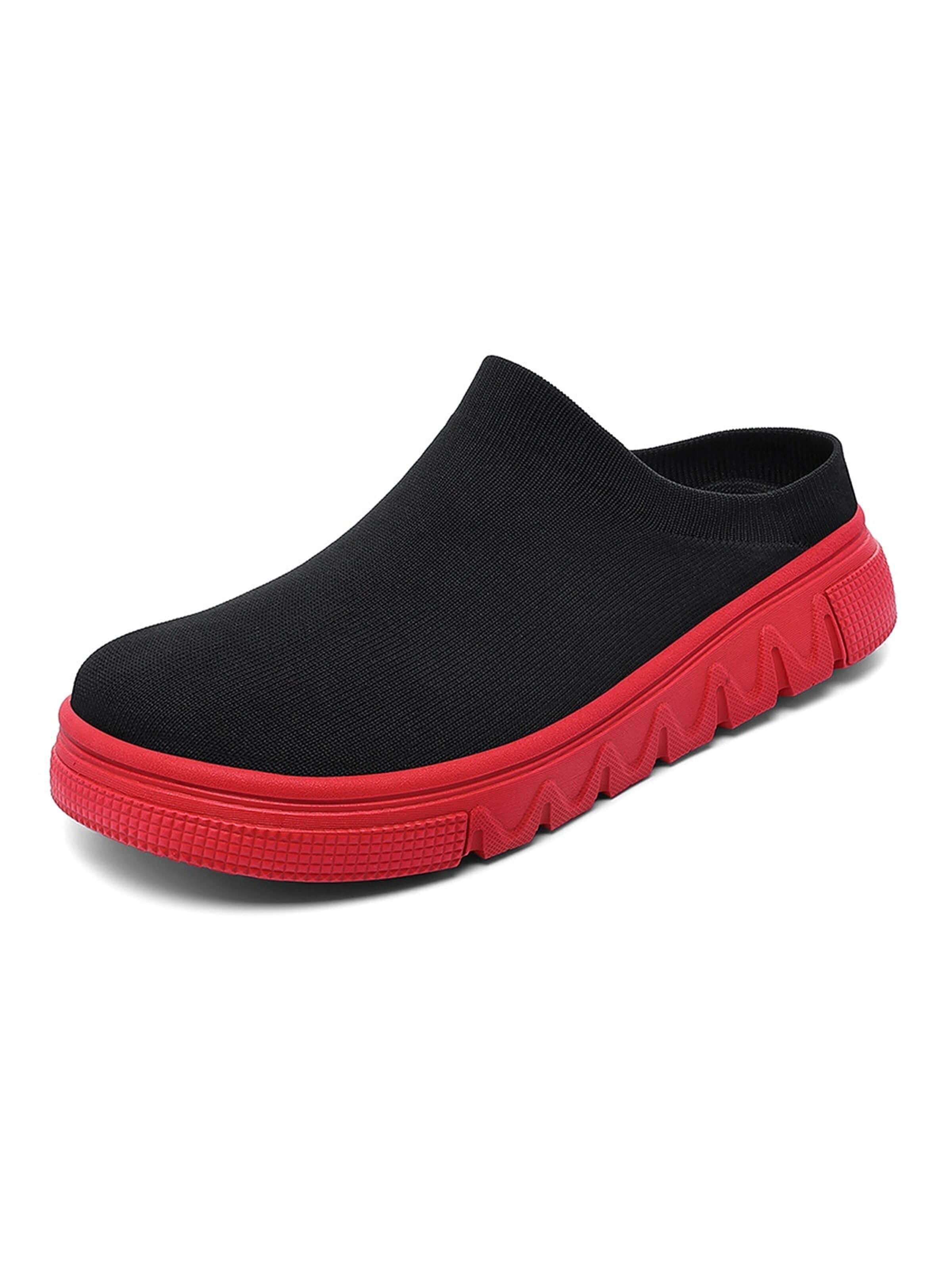 HUSKSWARE Slip-Ons in Red: front