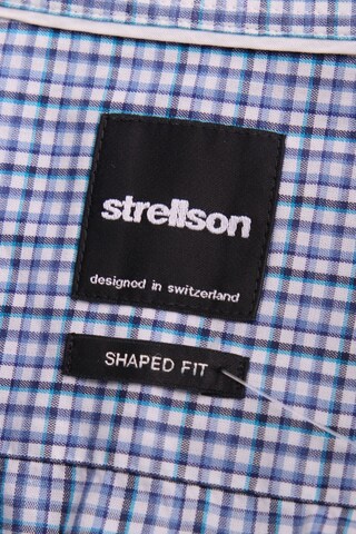 STRELLSON Button Up Shirt in M in Blue