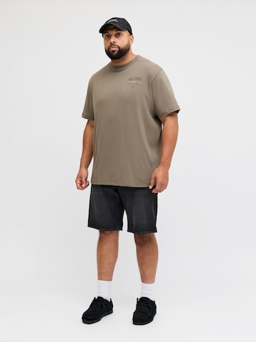Jack & Jones Plus Loosefit Jeans 'JJITONY JJORIGINAL' i svart