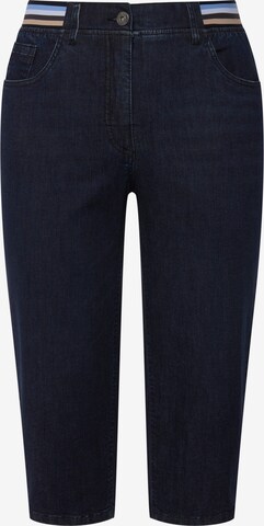 Ulla Popken Skinny Jeans in Blauw: voorkant