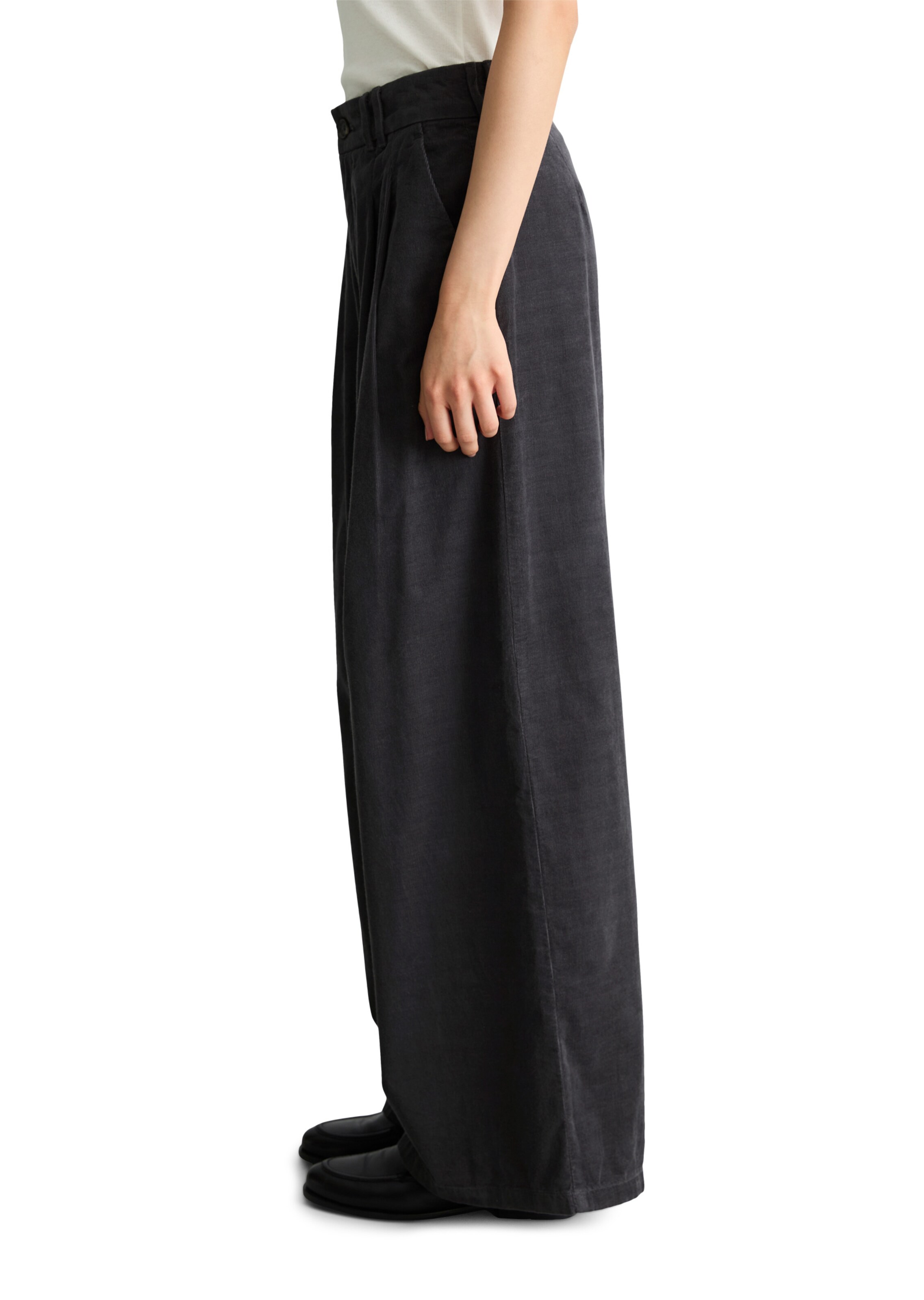 Marc O'Polo DENIM Loosefit Broek in Grijs