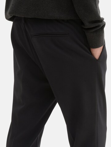 Coupe slim Pantalon chino TOM TAILOR DENIM en noir