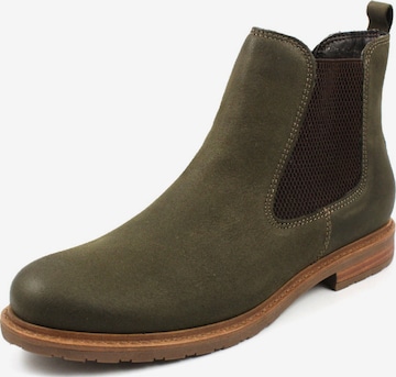 TAMARIS Chelsea boots in Groen: voorkant