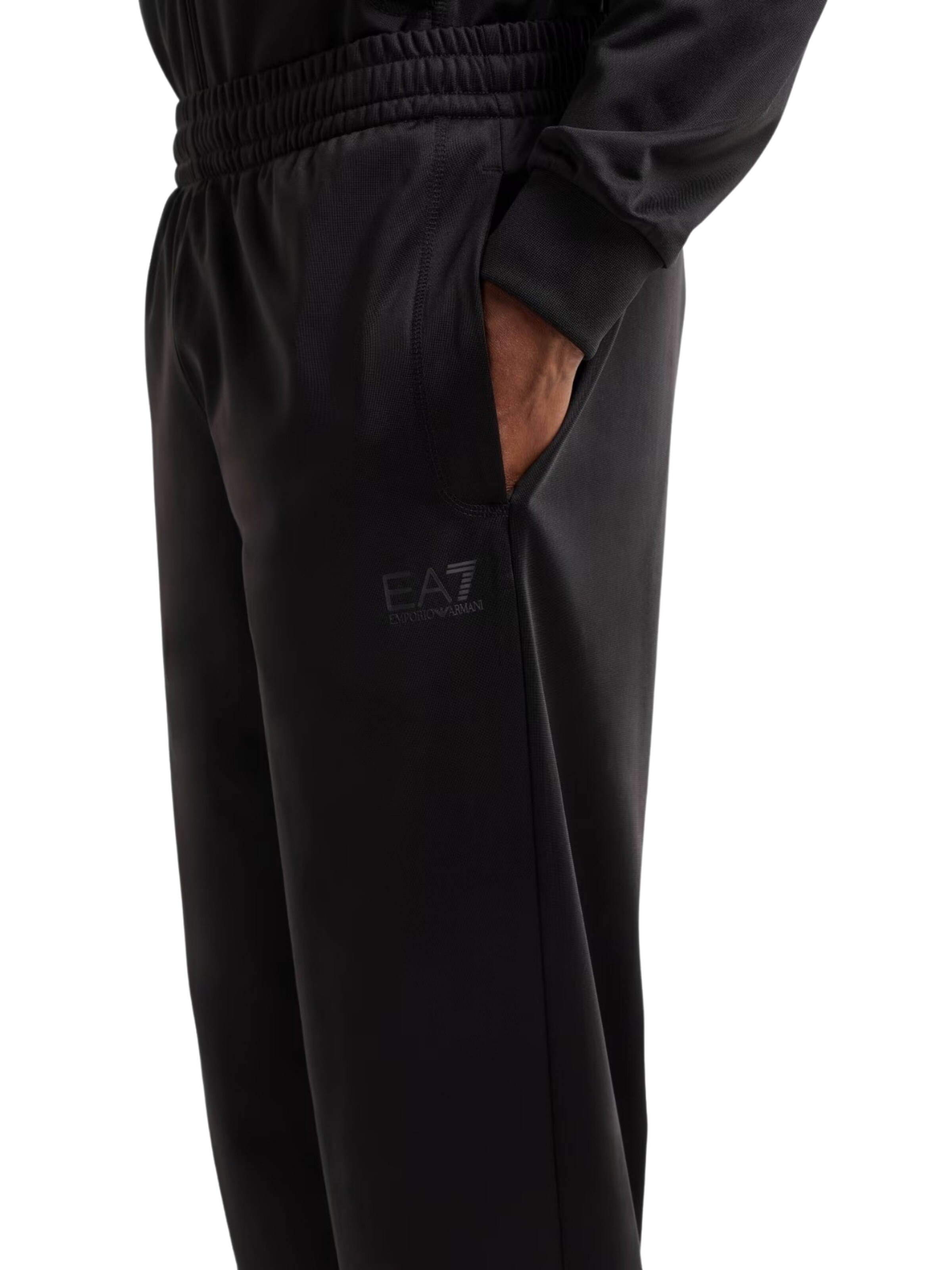 EA7 Emporio Armani Jogginganzug 'Visibility' in Schwarz