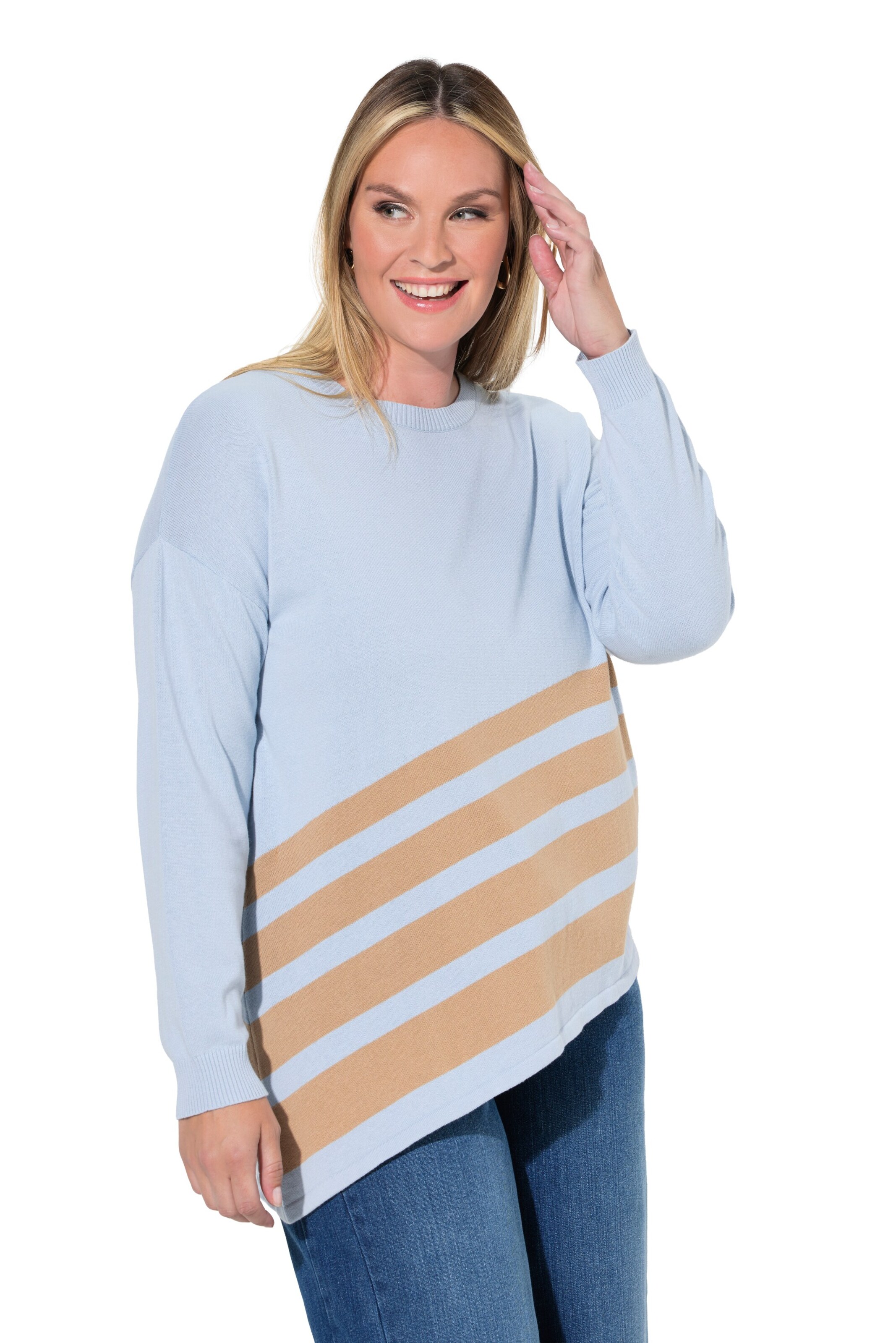 MIAMODA Sweater in Blue: front