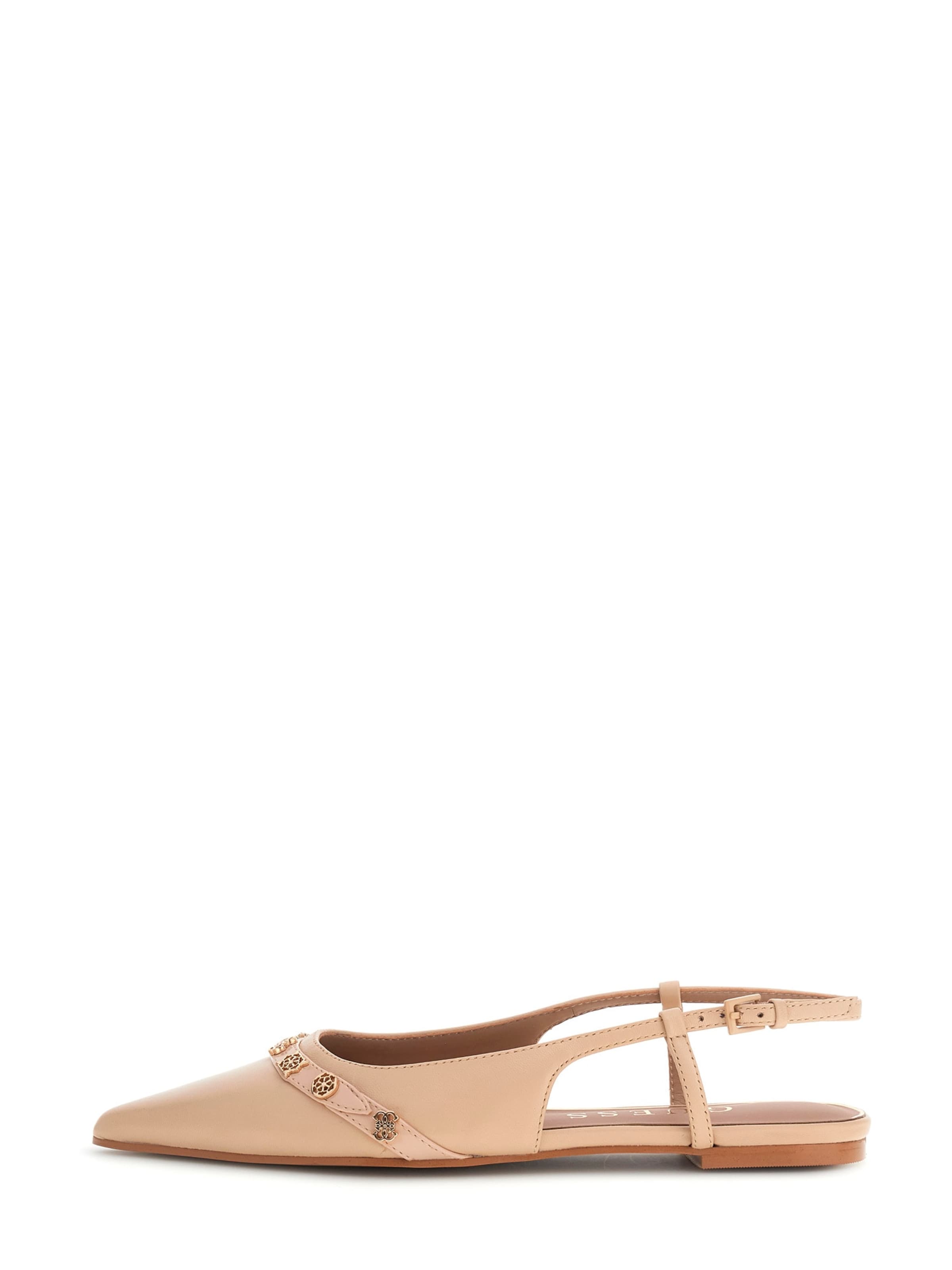 GUESS Балетки с ремешком 'DORLEE' в Бежевый