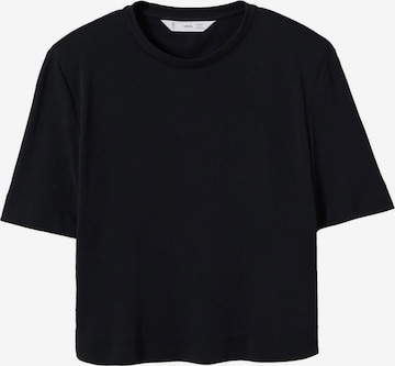 MANGO T-Shirt 'LURIN' in Schwarz: predná strana