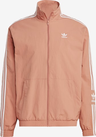 Giacca di mezza stagione 'Adicolor Classics Trefoil' di ADIDAS ORIGINALS in arancione: frontale