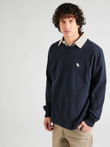 Abercrombie & Fitch Sweatshirt in Blauw: voorkant