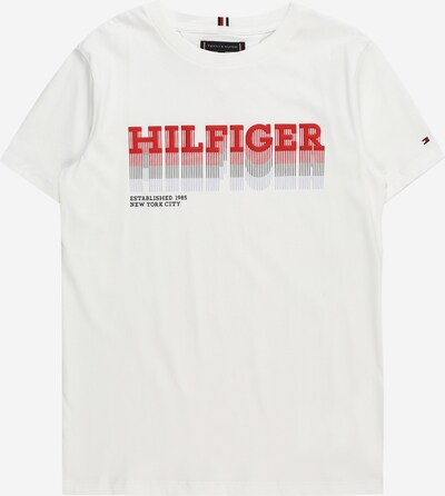 TOMMY HILFIGER Camiseta en azul / rojo / negro / blanco, Vista del producto