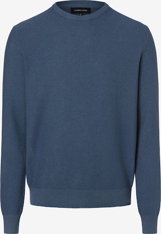 Pull-over Andrew James en bleu : devant