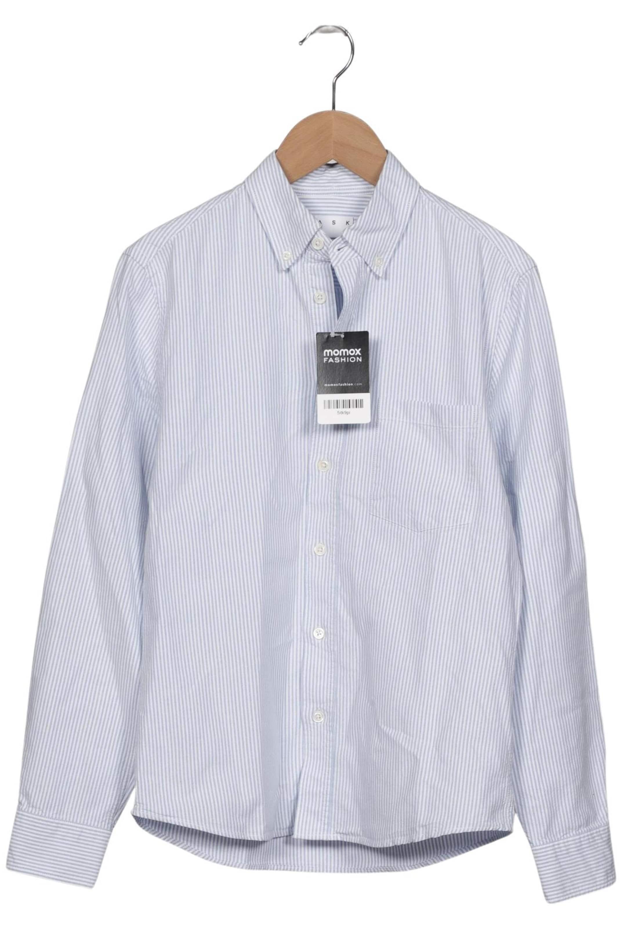 Asket Hemd XS in Blau: Vorderseite