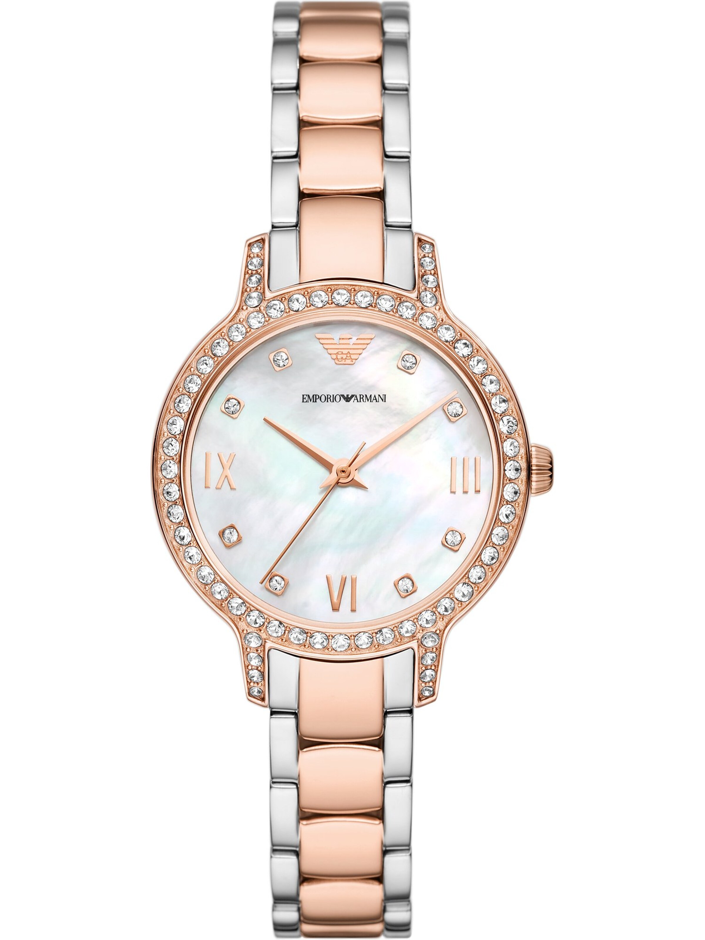 Emporio Armani Uhr in Pink: Vorderseite