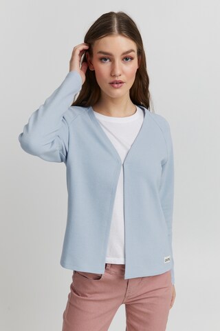 Oxmo Sweatvest 'Jonia' in Blauw: voorkant