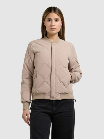 khujo Jacke 'Ange2' in Beige: Vorderseite