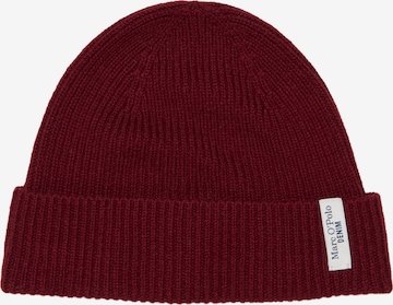 Marc O'Polo DENIM Mütze in Rot: Vorderseite