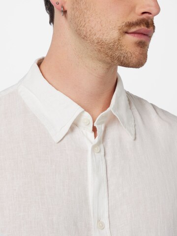 WEEKDAY Regular fit Button Up Shirt in White