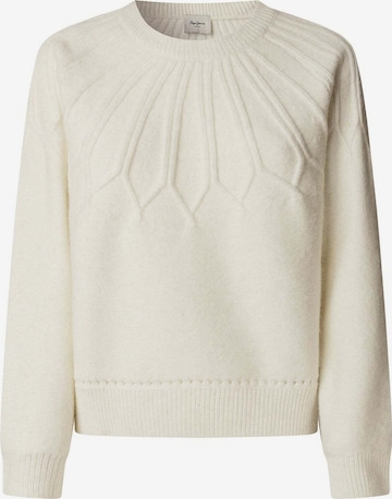 Pepe Jeans Pullover in Weiß: Vorderseite