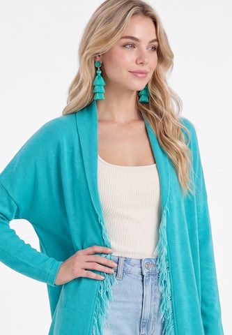 IZIA Gebreid vest in Blauw