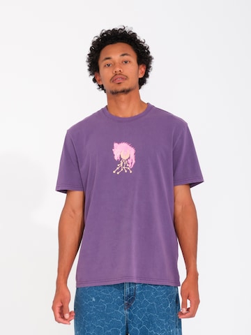 Volcom Shirt 'FA TETSUNORI 3 SST' in Purple: front