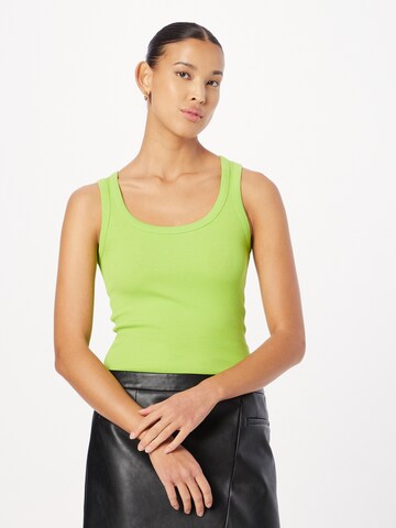 BOSS Orange Top 'Ematite' in Green: front