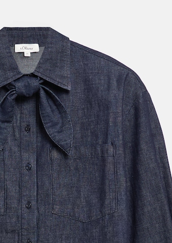 Chemisier s.Oliver en bleu : devant