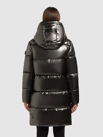 khujo - Abrigo de invierno 'Haya3 Shiny' en negro